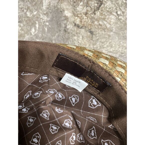 PETER GRIMM FEDORA 100% Natural Fibers Vintage Look Size S/M Tan Brown - Picture 7 of 7